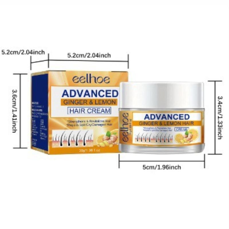 EELHOE Ginger Lemon Hair Repair Cream for Smooth, Soft and Moisturized Hair