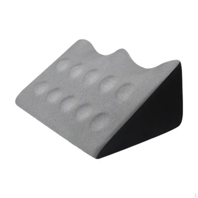 Bed Wedge Pillow Back Cushion Home Memory Foam Comfortable Massage Leg for Snoring Side