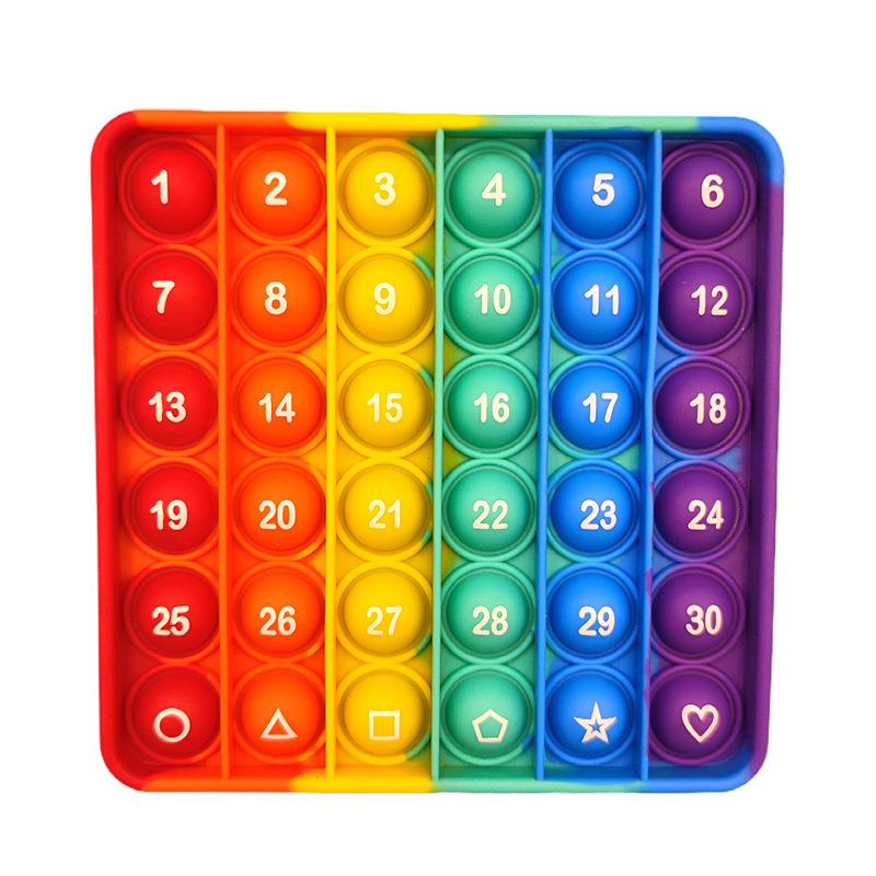 

Радужные игрушки-непоседы, буквы AZ, цифры 1-30, печатные игрушки для раннего образования, забавные игрушки для снятия стресса, сжимающие игрушки для детей