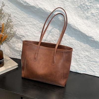 Retro-Textur tragbare Tragetasche Damen 2025 neue lässige große Kapazität Umhängetasche Premium vielseitige Achseltasche Trend