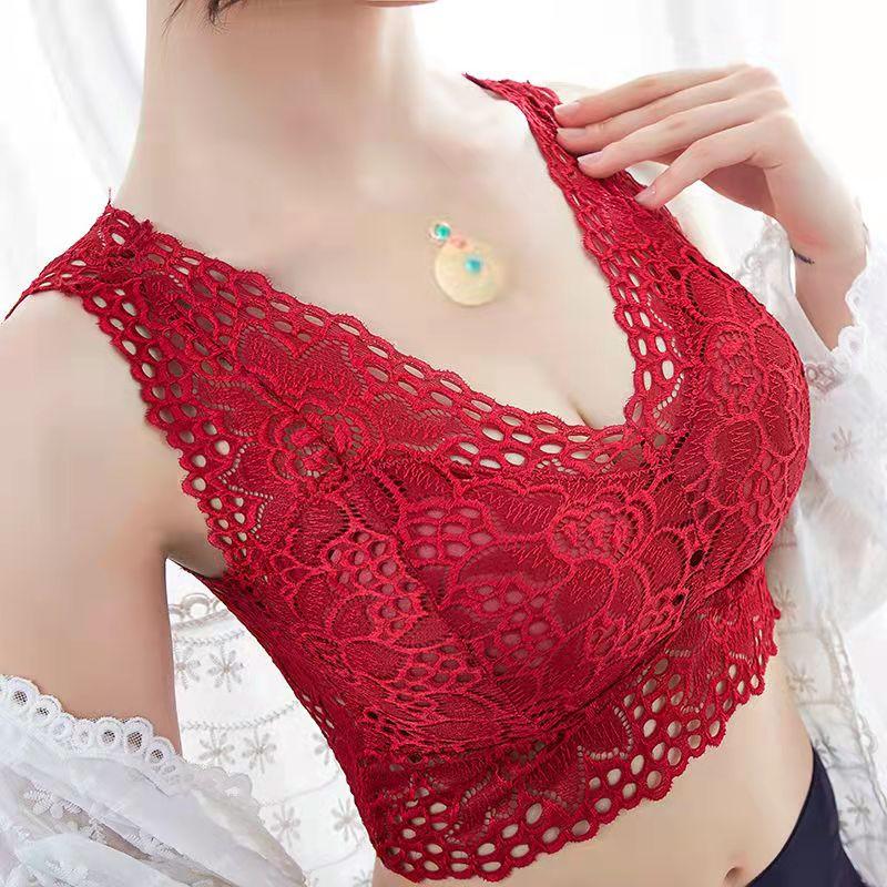 Sexy Ring No Lace Steel Sleep Underwear Female Beauty Back Tube Top Antiglare Comfortable Breathable Sports Bar Underwear Vest Fitness Top