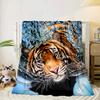 White Tiger Family Blanket Flannel Blanket for bed, sofa, Camping, Hiking, Picnic Essentials, gift for family Fan gifts