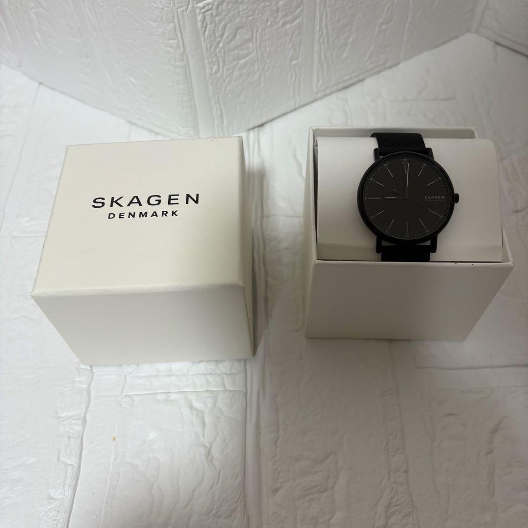 Used SKAGEN analog watch black