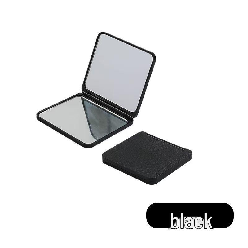 Portable Folding Rose Mirror: Compact HD Double-Sided Makeup Mirror with Flip-Top Design