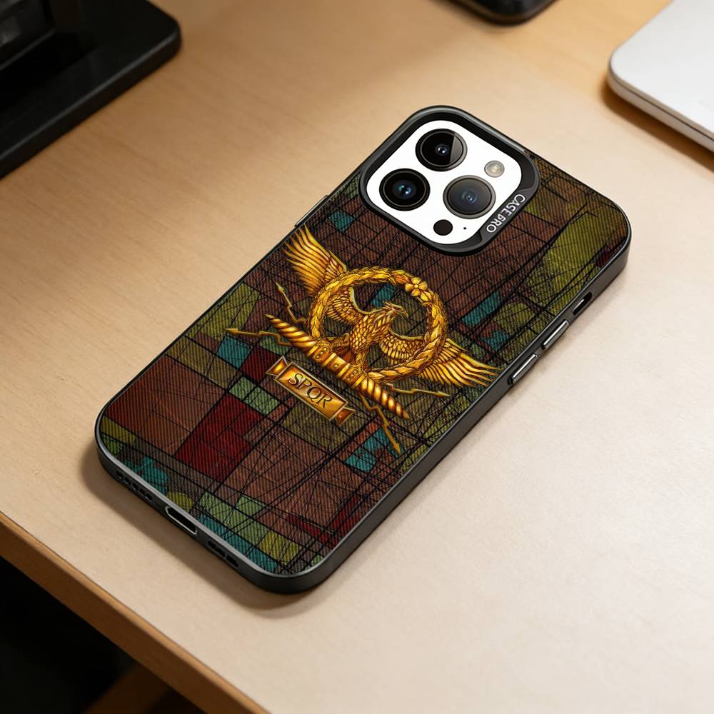 SPQR R-Roman Empire SPQR  Phone Case For iPhone 17,16,15,14,13,12,11 Plus,Pro Max,XS,Colorful Silver Black Cover