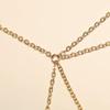 Boho Gold Layered Body Chain Waist Belly Harness Chain Bikini Chains Beach Body Jewelry for Women and Girls