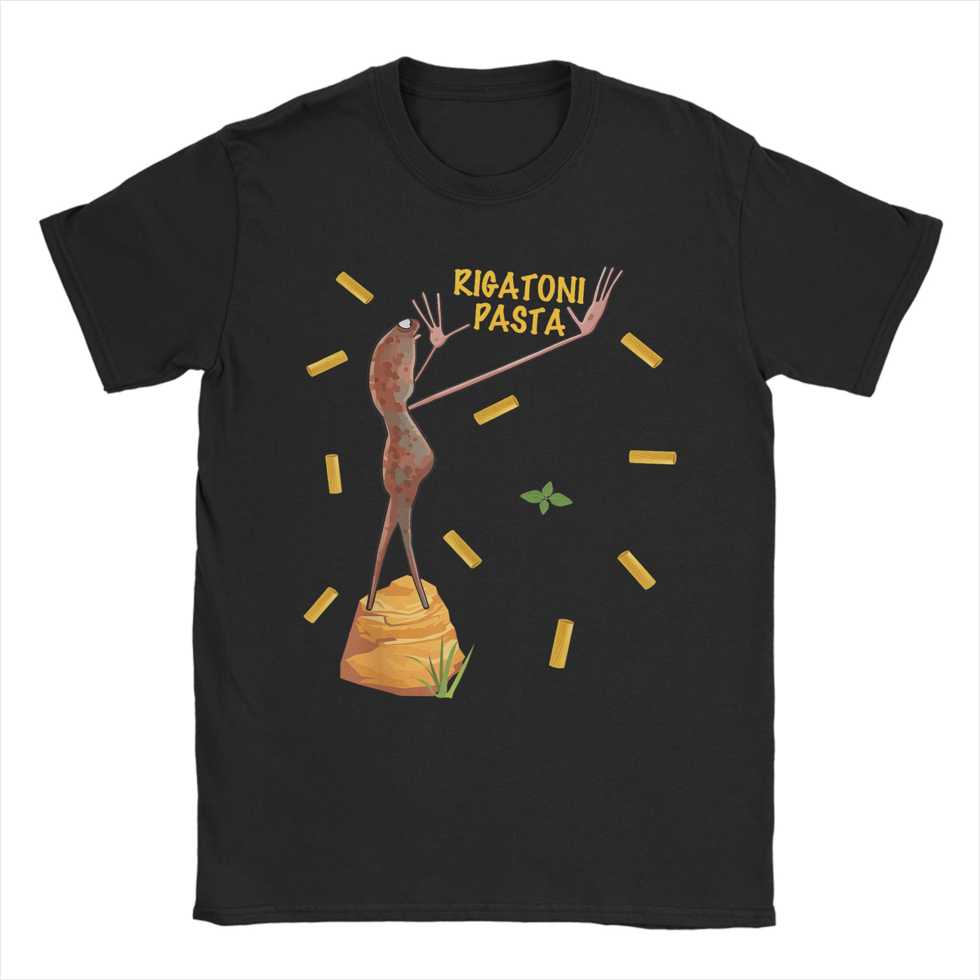Rigatoni pasta dancing with pasta T-shirt XXXXL
