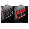 For Mazda CX-5 2017-2018 Real Carbon Fiber Air Outlet Door Panel Trim Decoration Car Accessories Frame Sticker