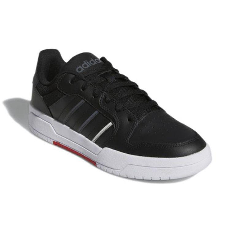 Adidas Neo Entrap Leather Casual Low-Top Skate Shoes Men Sneakers Black GW5498