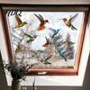 Fenster Vogelschutz Kolibri Aufkleber Schutz Abnehmbare PVC Kollisionsschutz Statische Aufkleber