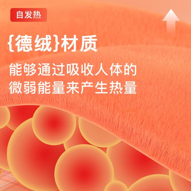 Self-heating German velvet scarf warm three-piece set winter warm cold ear protection knitted hat scarf gloves set