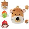 Cute Plush Toddler Kid Backpack With Cartoon Animal Pattern Comfortable For Boys And Girls!