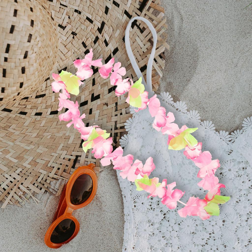 TOYMYTOY Hawaiianisch 50 Hibiskus Hula Tanz Hawaiianische Blumenparty Foto Bunte Leis, Stücke, Leis, Dekorationen, Girlanden, Zubehör, Requisiten,