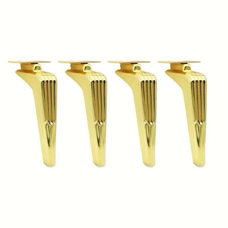 4 pezzi 15 cm Gambe Moderne Vintage Mid-Century in Metallo per Divano - Finitura Cromata, Nessuna Alimentazione Richiesta, Ideali per Mobili per la Casa