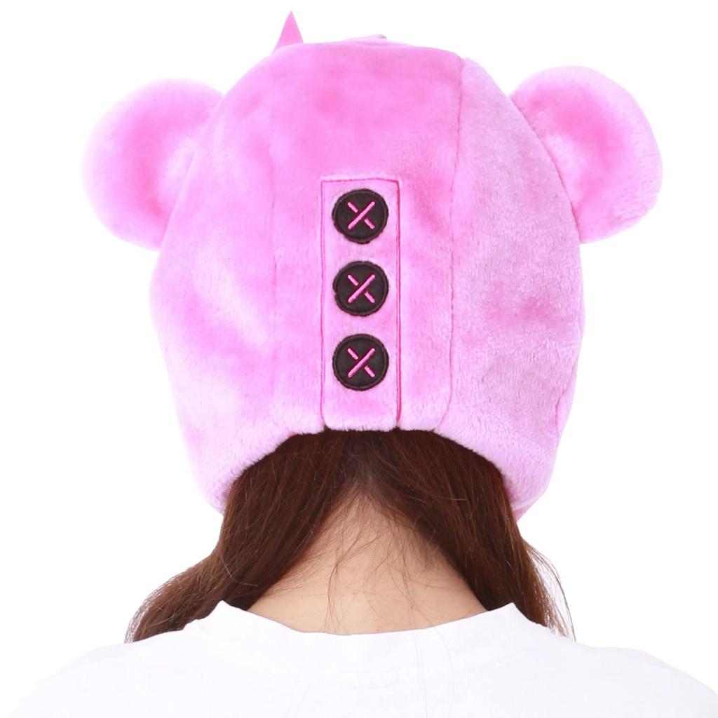 SAZAC Kigurumi Cap, Pink Bear, One Size Fits All, SZC-228
