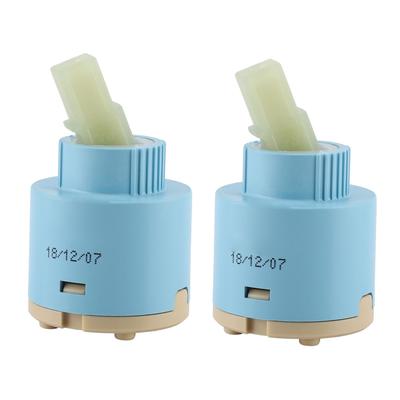 2pcs 35mm Ceramic Faucet Cartridge Replacement Ceramic Faucet Valve Hot Water Faucet Accessories