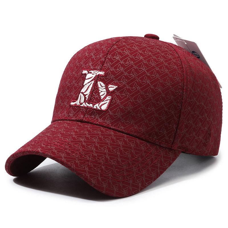 New Baseball Cap Embroidery L Letter Sports Sunscreen Men's and Women's Sun Hats Breathable Versatile Casual Cap