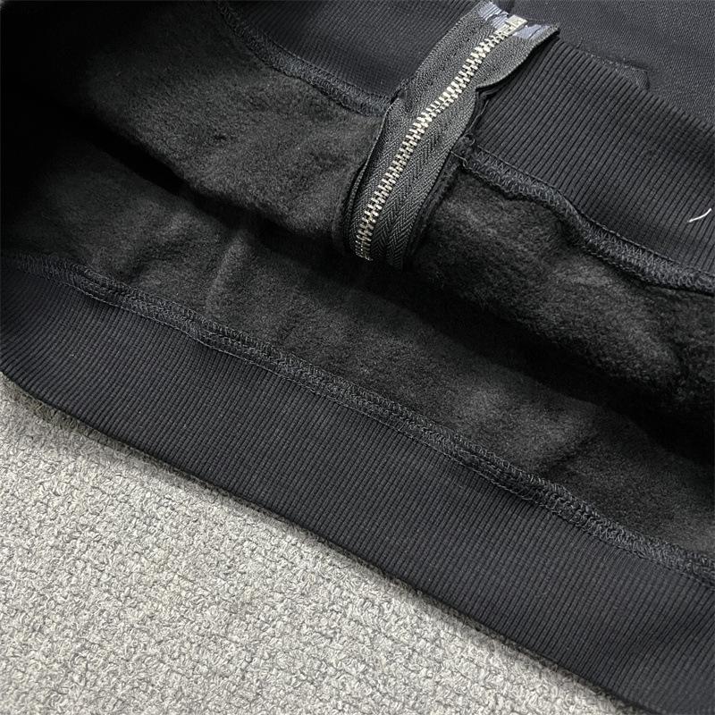 AKIMBO Trendy Mikina na zip s potiskem loga - Podzim/Zima Mikina s plyšovou podšívkou