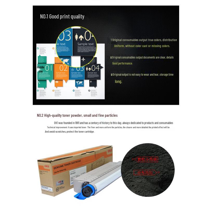 OKI C833dnl Original Black Toner Cartridge