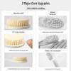 Soft Bristle Long Handle Bath Brush & Back Scrubber with Sponge Bath Ball