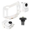 Portable Camera Frame Cold Shoe Mount Frame Cage 1/4in Screw Adapter Expansion Protection Frame for Insta 360 Go Ultra Accessory