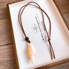 Oceanic Shell Starfish Conch Pendant Necklaces for Women Adjustable Rope Collarbone Chains Necklace Seaside Holiday Jewelry V