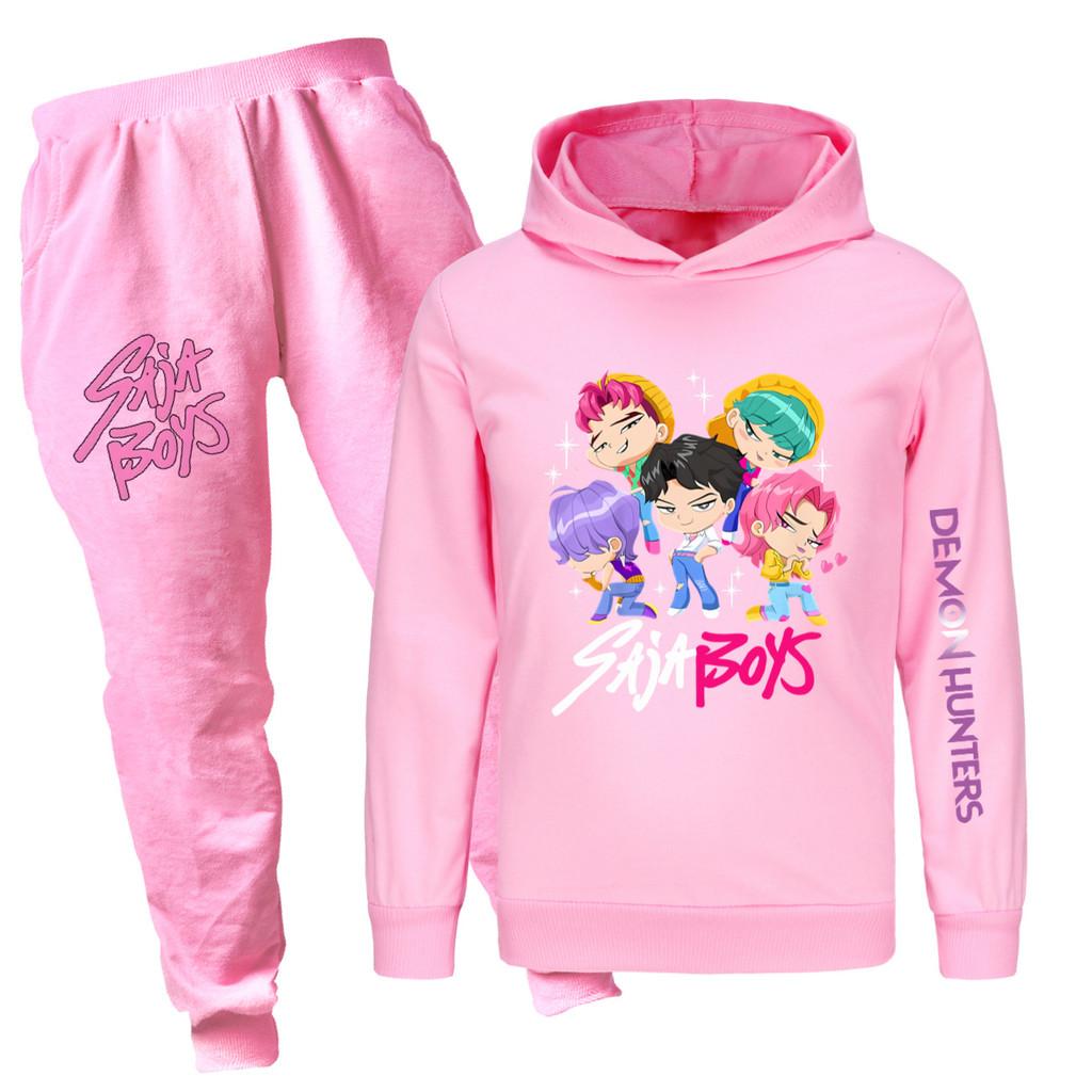 4988x Kids Girls Rumi Zoey Mira Print Hoodies Pants Trouser Clothes Set