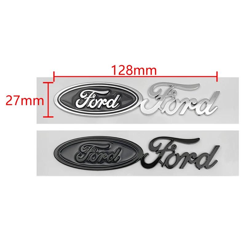 Car Styling ABS Emblem Rear Trunk Sticker For Ford Focus 2 F150 Mondeo Fusion Ranger Explorer Kuga Taurus Transit Badge Decal