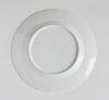 Set of 5 White Dinnerware: Floral-Shaped, Shatter-Resistant Porcelain TIARA Pure White Ruffle Cake and Salad Plates, 19cm