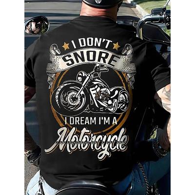 Grafisch bedrucktes Herren-T-Shirt mit einem Fahrer-Design, ein lässiges und bequemes Oberteil, kurzärmeliger Pullover, ideal für den Sommer im Freien, Übergröße