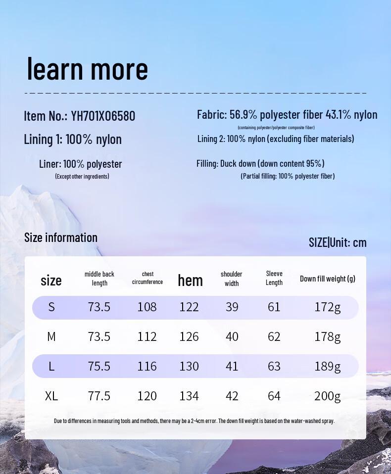 Yalu Women's Hooded Mid-Length 95% Duck Down Puffer Jacket