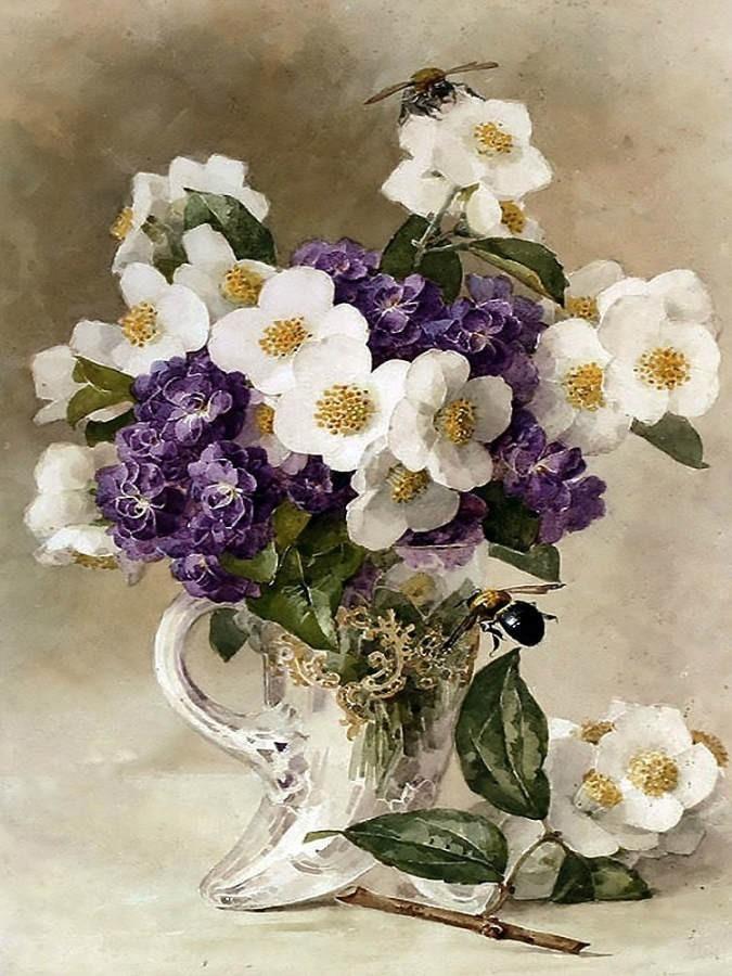DIY Diamond Painting Flower Diamond Art Mosaic Diamond Embroidery Rhinestone Mosaic Gift Home Decor