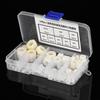 140pcs M2CelsiusM2.5CelsiusM3CelsiusM4CelsiusM5CelsiusM6CelsiusM8CelsiusM10 Thread Nylon Plastic Hex Hexagonal Nuts (Black)
