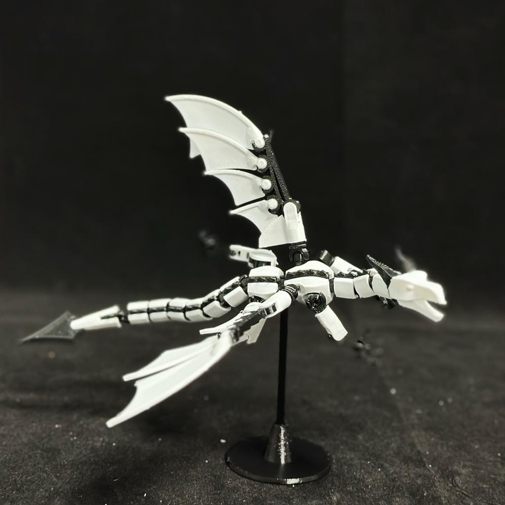 3D Printed Three Head Flying Dragon / Fire Dragon T13 Action Figures Multi-Jointed Movable Robot Nova 13 DIY Mannequin Toys