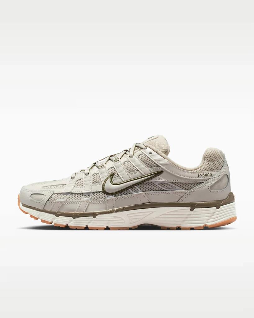 BV1021-016 Nike P-6000 Light Bone Phantom Medium Olive Sail (Women's)