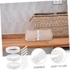 Benzi Elastice Colorate 20mm Bandă Elastică Tricotată cu Butonieră Elast Bandă Elastică Extensibilă Bandă de Finisare Extinsă DIY Cusut Accesoriu Vestimentar
