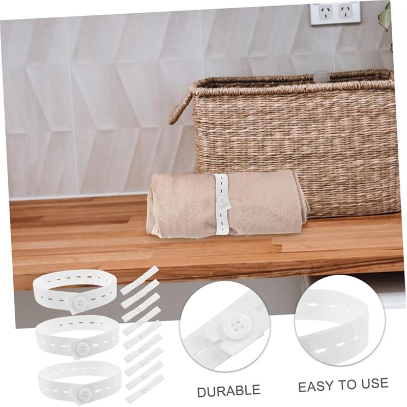 Benzi Elastice Colorate 20mm Bandă Elastică Tricotată cu Butonieră Elast Bandă Elastică Extensibilă Bandă de Finisare Extinsă DIY Cusut Accesoriu Vestimentar