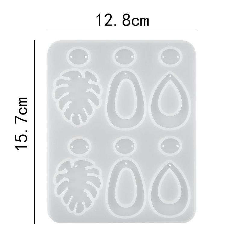 30 Stile Silikon Ohrring Anhänger Silikon Harz Formen Schmuckherstellung Gießform für DIY UV Harz Epoxid Anhänger Basteln Handgemacht