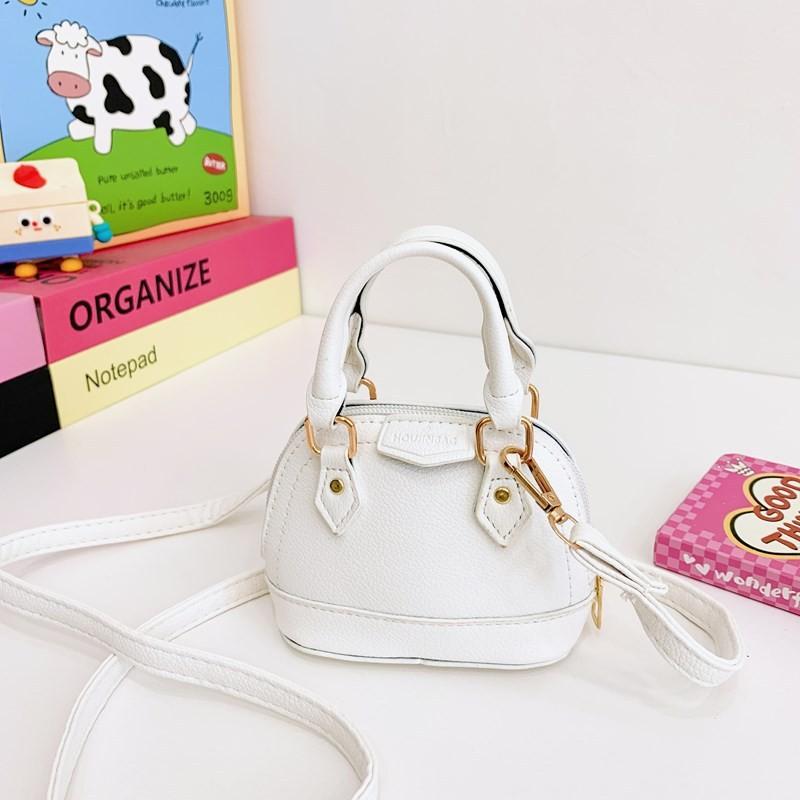 Color Versatile Solid Small Shell Shoulder Bag No Lining Casual Outings Daily