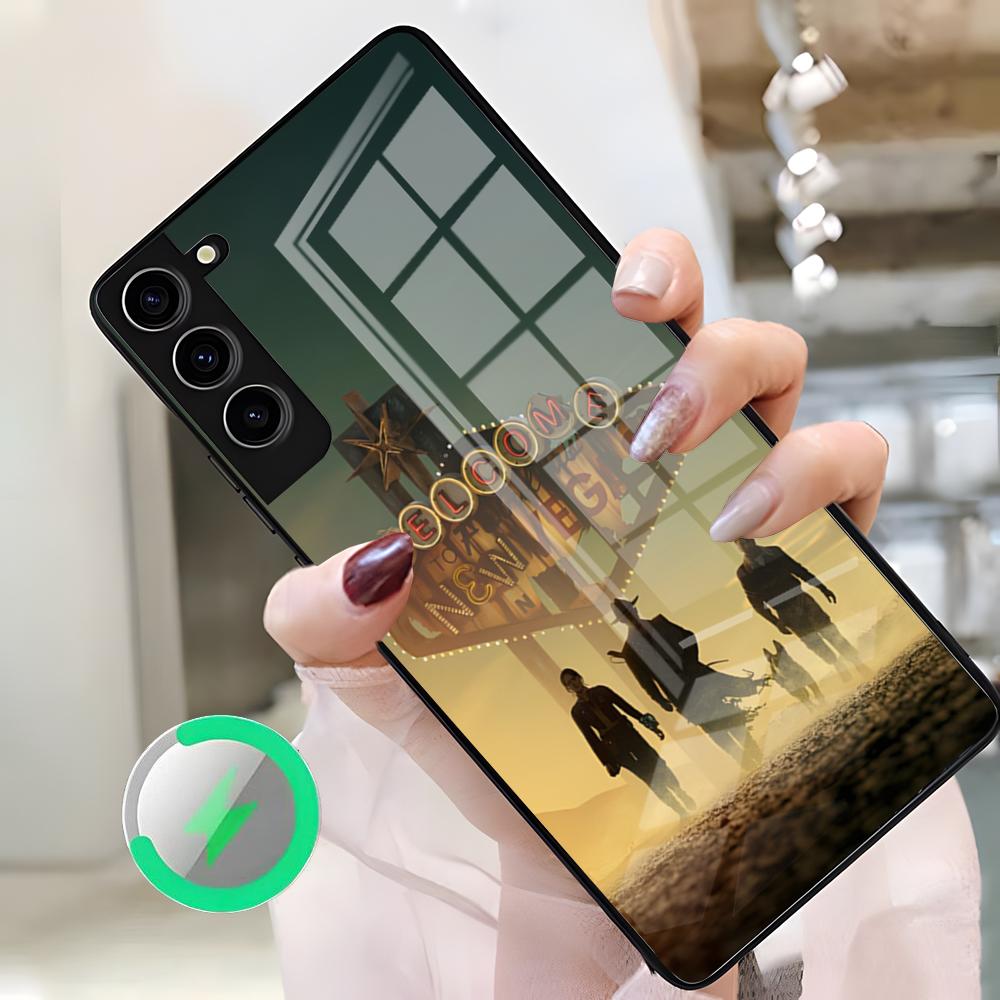 F-Fallouts Vault Phone Case For Samsung S26 Ultra S25 Edge S23 S22 S21 S20 Ultra Plus S24 Fe A25 Magnetic Glass Cover