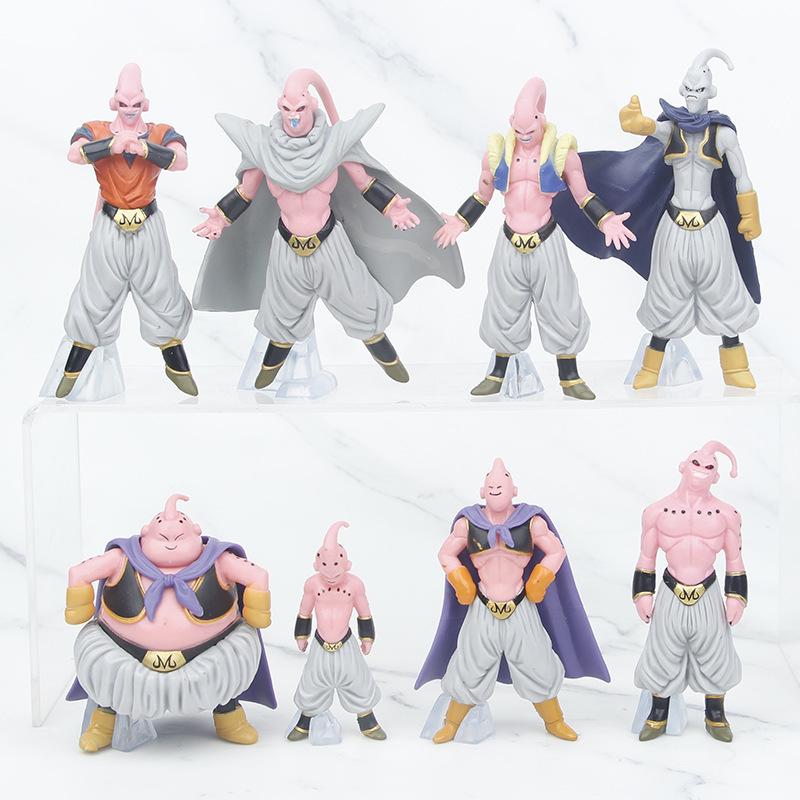 Dragon Ball Figures: All Forms of Frieza, Piccolo, Cell, Buu, Broly - Set of 8 Models