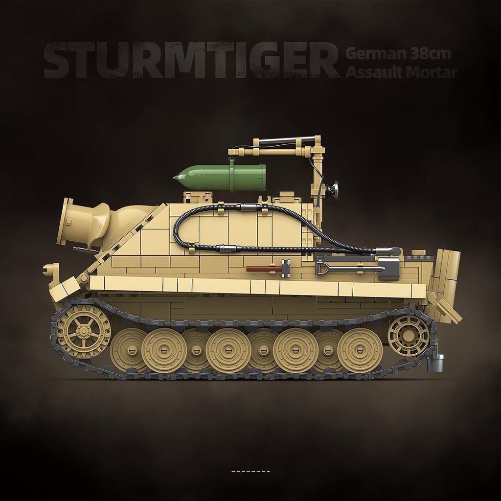 WWII Military Tiger & Panther Tank Building Blocks - Armored Vehicle Assembly Toy Gift