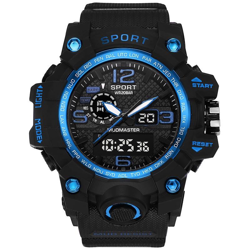 Electronic Watch Male Model Student Junior High School Youth Multi-functional Sports Male Model Luminous Electronic Watch