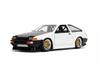 JADA TOYS Toyota Trueno AE86 Hachiroku White Trueno AE86 JDM Tuners Mini Car 35956 1/24 [Položka]