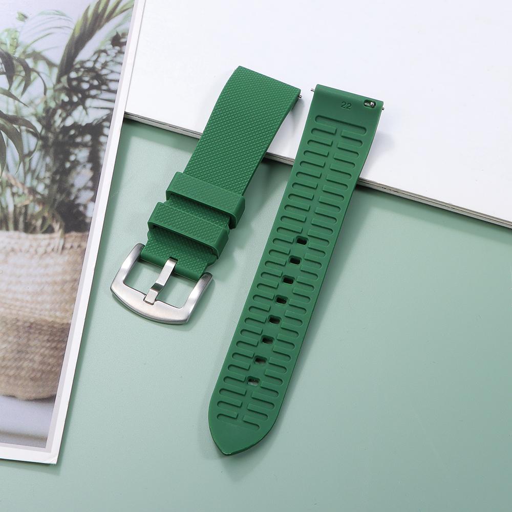 20mm 22mm Řemínek k hodinkám Rychloupínací Prémiový silikonový gumový řemínek k hodinkám Řemínek k hodinkám Náhradní řemínek k hodinkám pro Omega