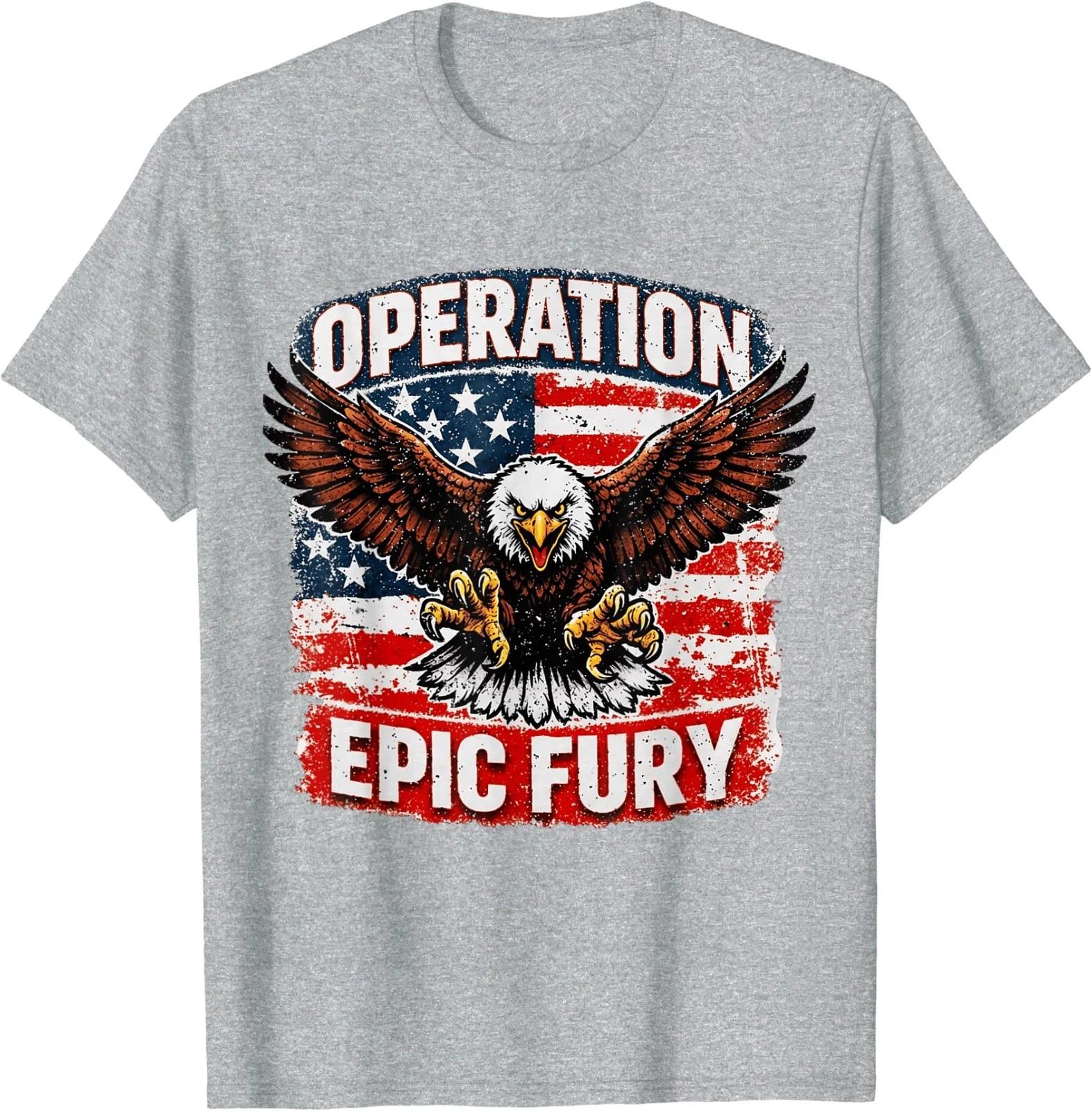 Operation Epic Fury Patriotic Graphic T shirt 4XL