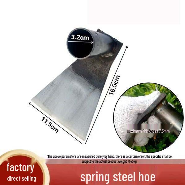 Multifunctional Manganese Steel Hoe: Weeding, Soil Turning, Agricultural Tool, Adze, Thickened Shovel for Household Use