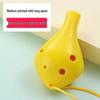 Durable, Easy-to-Play 6-Hole Alto Ocarina for Kids – Beginner's Resin Mini Instrument