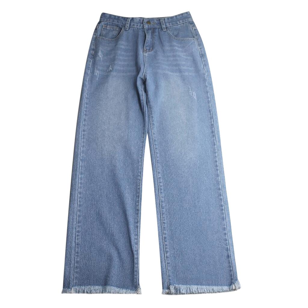 GMXIA Vintage Baggy Jeanshose Damen