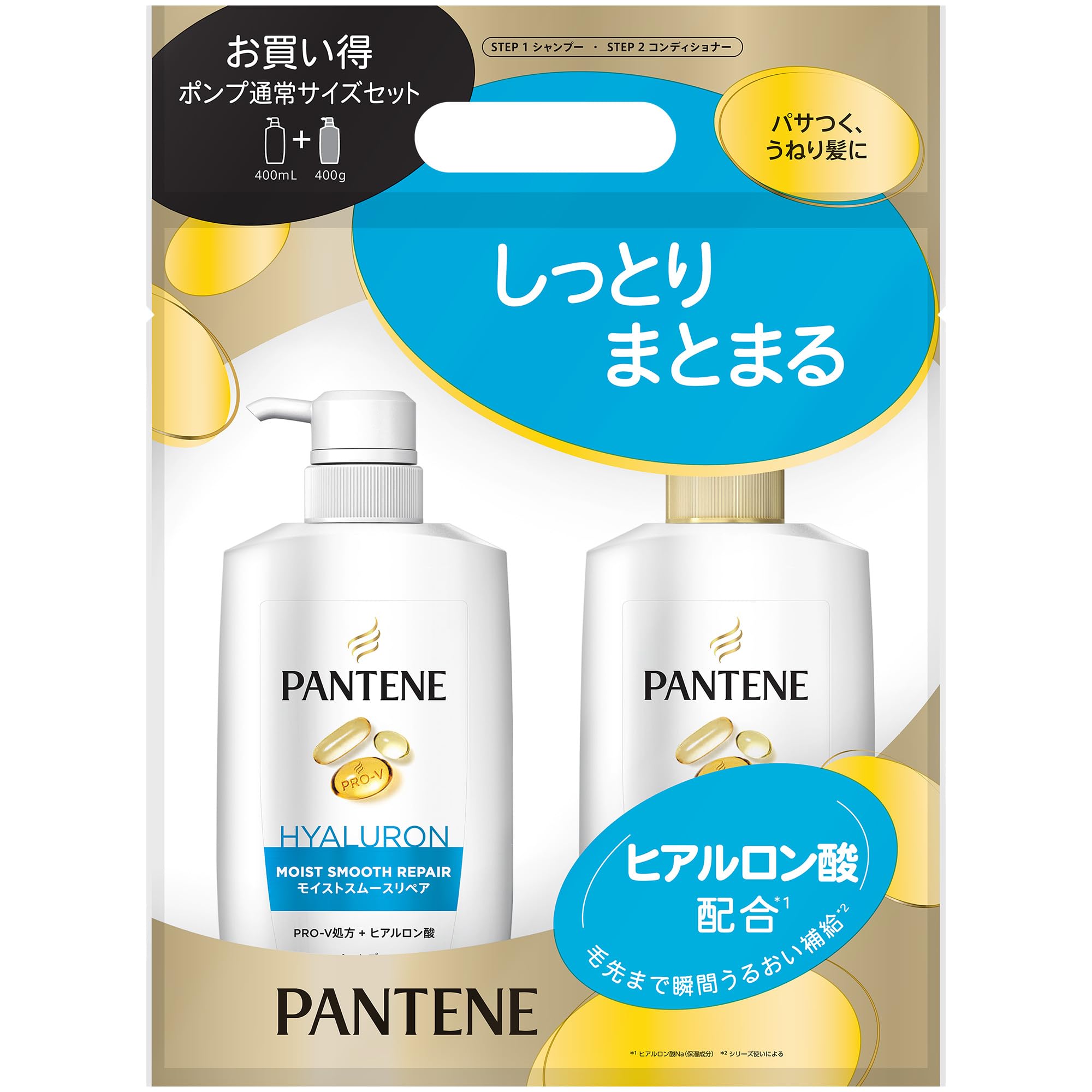 

Pantene Moist Smooth Repair Шампунь Кондиционер 400г 400г Помпа & +